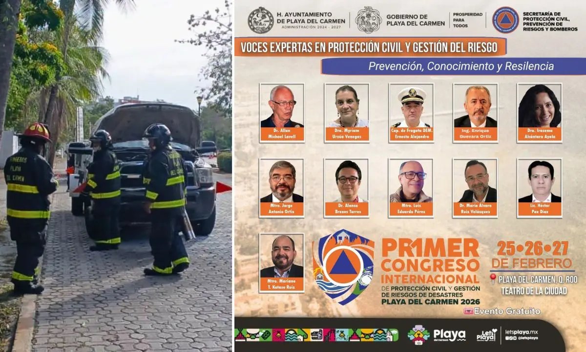 Todo listo para el 1er Congreso Nacional de Protección Civil en Playa del Carmen: un encuentro que reunirá a especialistas, autoridades y profesionales🚑🚒⚠️ de más de 25 estados y 12 países n9.cl/gqtgh <a href="/GobPDC/">Ayuntamiento de Playa del Carmen</a> #PCactualiza #ProtecciónCivilMagazín