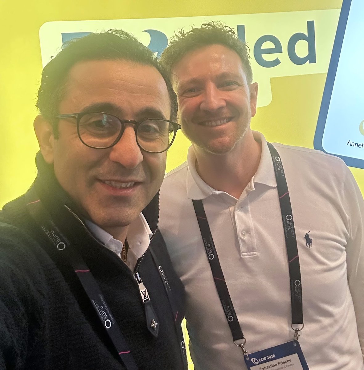 FirstOrionCorp's tweet image. It was a great day at #CCWBerlin! Our international team, Temim Nawaf Al Adwan, Managing Director of EMEA region, and Alex Baines, Account Director of European Operations, met with our friends @deutschetelekom, @vodafone, and @RealNetwork.
#FirstOrion #BrandedCalling #CCW26
