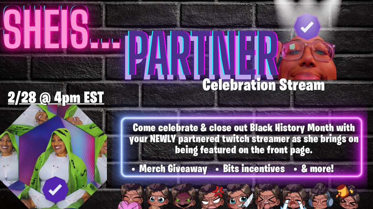SheIsBOOGIE's tweet photo. This weekend is really gonna be a movie!
We will be officially celebrating hitting partner on Saturday at noon EST and will be featured in the front page at 4pm. https://t.co/U1p1ufE4bQ