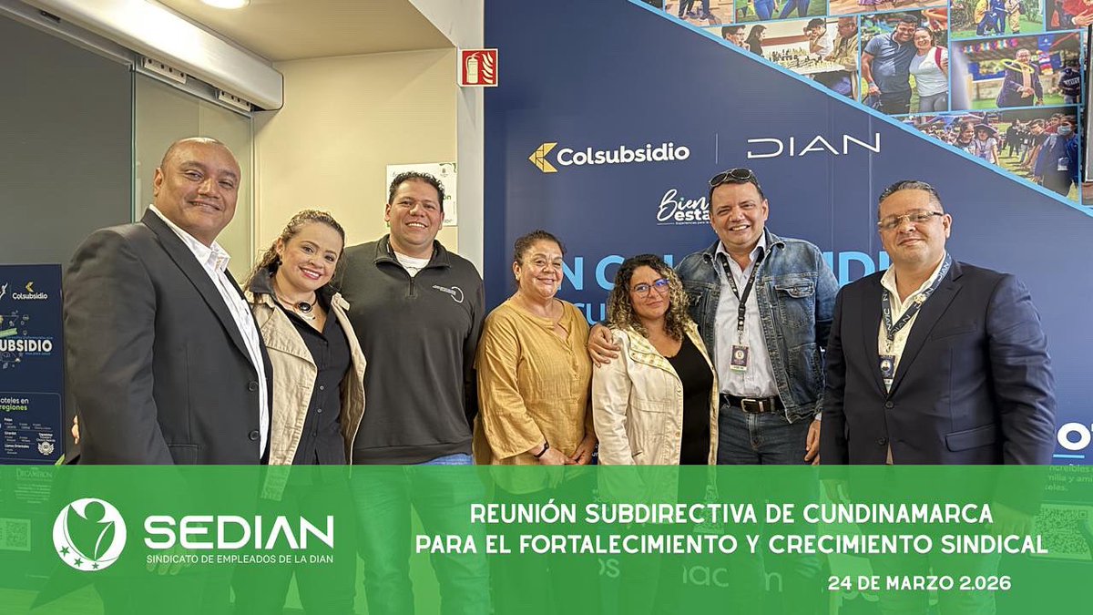 Nos reunimos con la nueva Subdirectiva de Cundinamarca en un espacio de articulación y planificación estratégica para fortalecer el trabajo territorial y nuestro crecimiento. 

Alineamos objetivos, definimos acciones y reafirmamos el compromiso con la defensa de los derechos.
