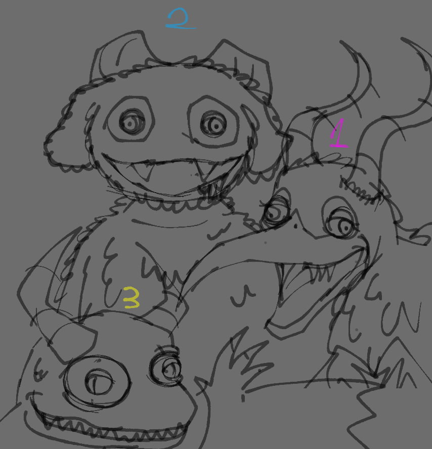 Got bored and thought of drawing some puppets 
#123slaughtermeStreet #123sms