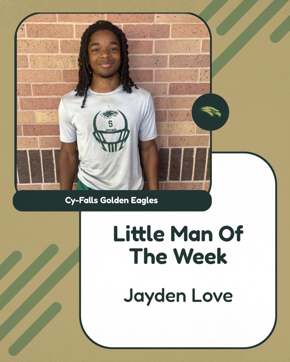 CyFallsFB's tweet photo. Congratulations to Jeremiah Polanco and Jayden Love.  They are our offseason players of the week! https://t.co/MhPghx13ls