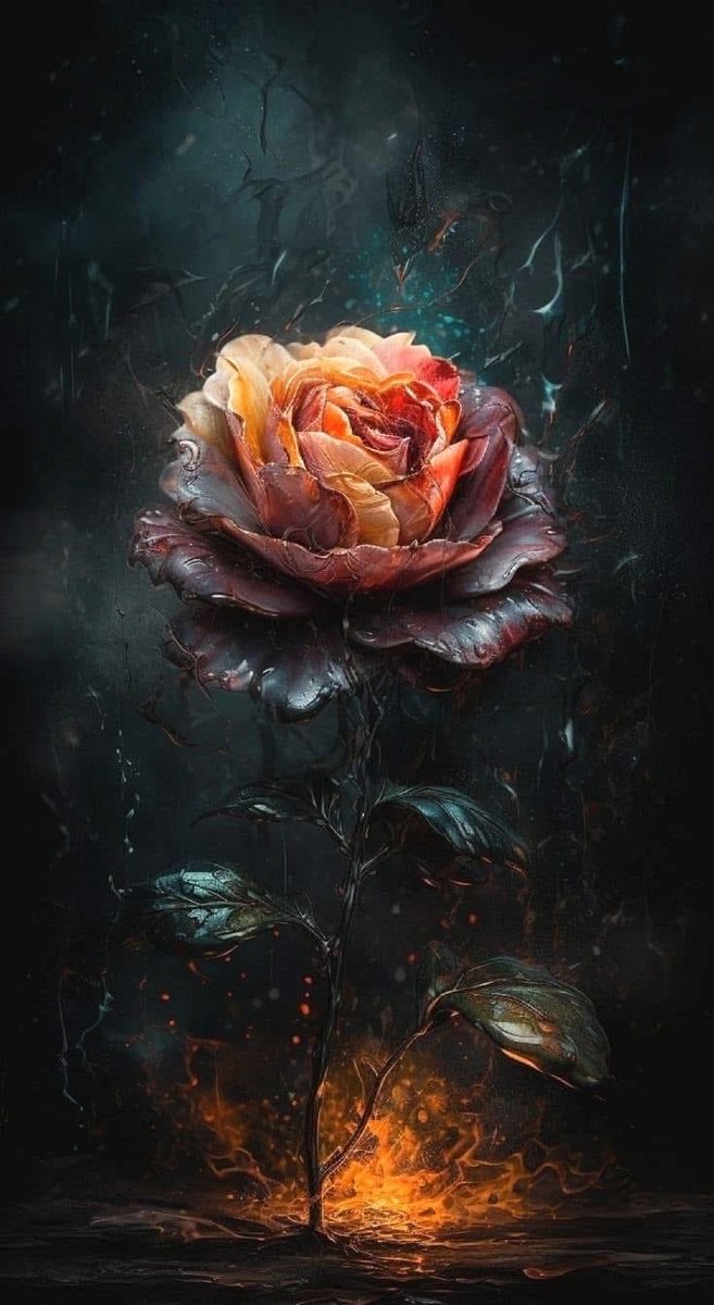 Im Gewitter der Rosen
Ingeborg Bachmann

Wohin wir uns wenden im Gewitter der Rosen,
ist die Nacht von Dornen erhellt, und der Donner
des Laubs, das so leise war in den Büschen,
folgt uns jetzt auf dem Fuß.