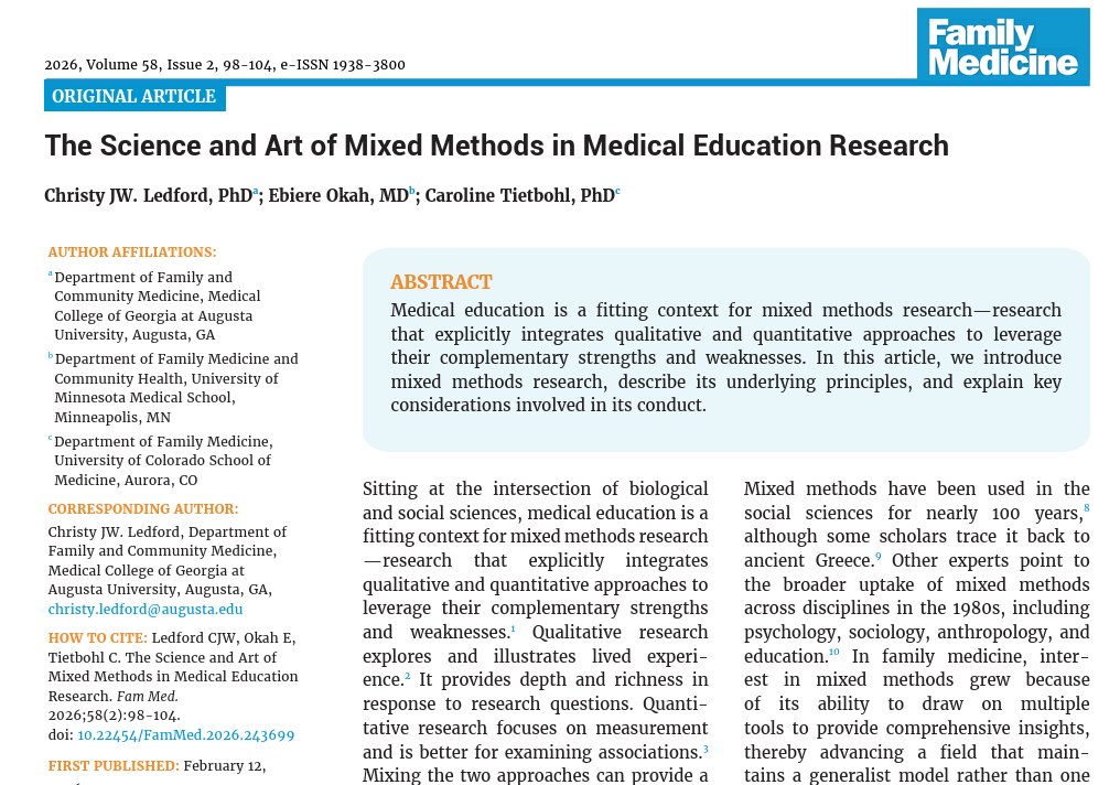 Family Medicine Journal tweet media