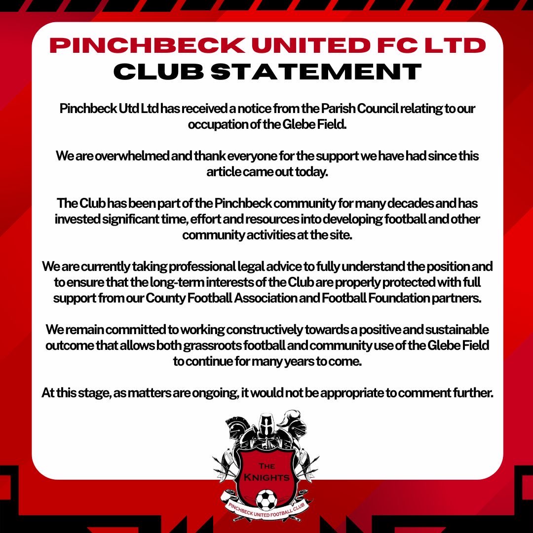 Pinchbeck United Football Club tweet media