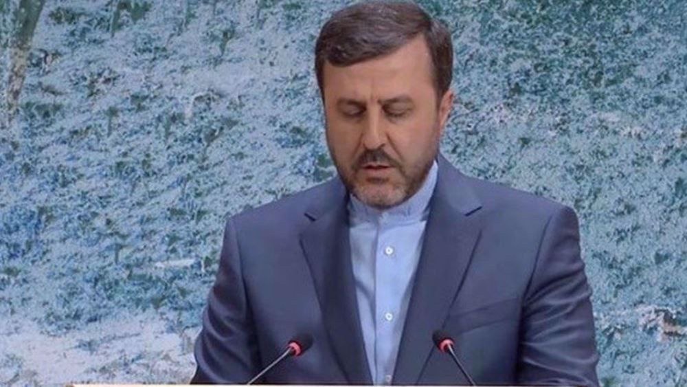 Iran_GOV's tweet image. Kazem Gharibabadi, Deputy FM for Legal &amp;amp; International Affairs: Sustainable peace is built on #dialogue, mutual respect and genuine #multilateralism—not pressure or threats. Military interventions and unilateral coercive measures undermine the UN Charter and global stability.