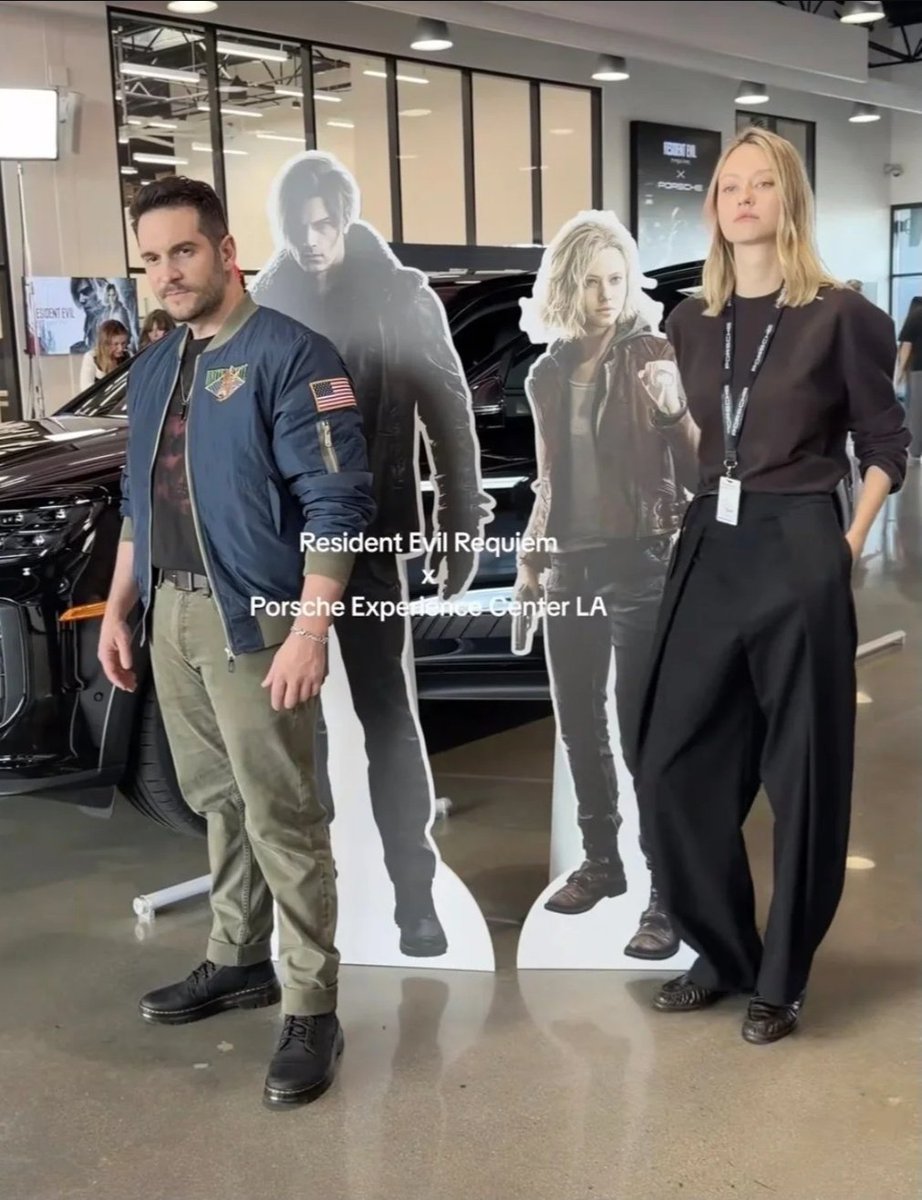 Grace Ashcroft's face model Julia Pratt is tall! 😳 
#ResidentEvilRequiem