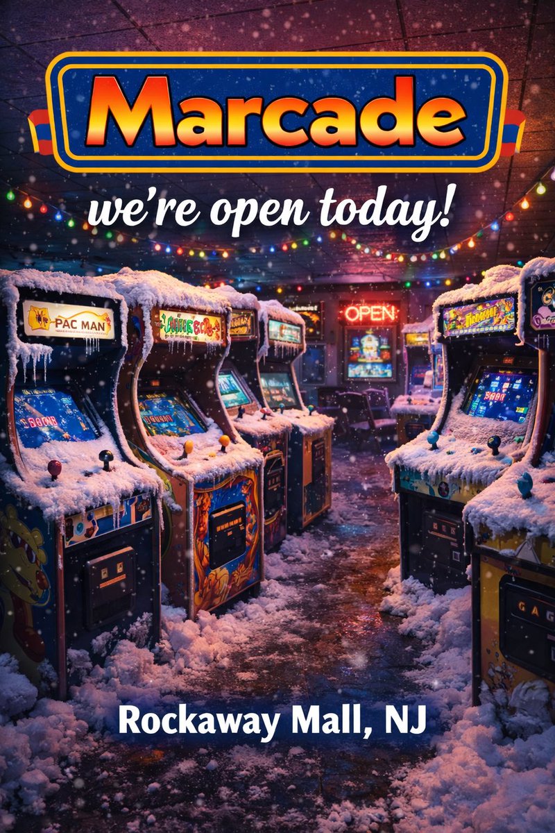 Yes! We’re open today until 8pm! 
Rockaway Townsquare mall 
All Day passes are only $20+tax