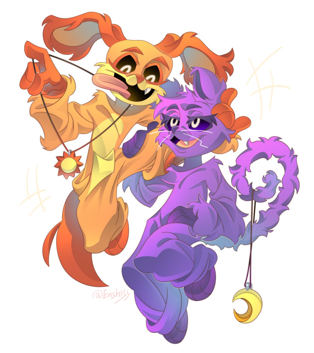 EnshiSS_'s tweet photo. 2026 vs 2024 
#SmilingCritters https://t.co/7zvo76OgaQ