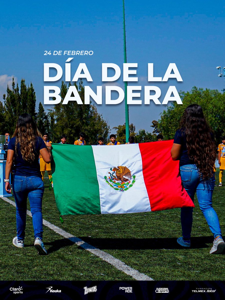 Hoy no solo celebramos un símbolo… celebramos lo que nos une, lo que defendemos y lo que nos impulsa a competir con orgullo. 🇲🇽 

En cada cancha, en cada partido y en cada gol, llevamos nuestros colores en el corazón. 💚🤍❤️

#JuegaMásViveMás