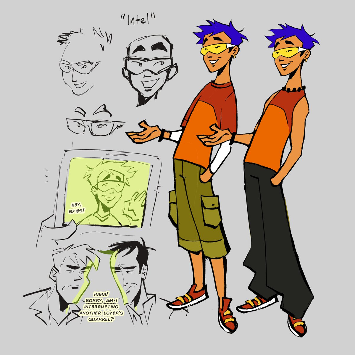 finished spygroove and made a self insert to be annoying 
groovey 
