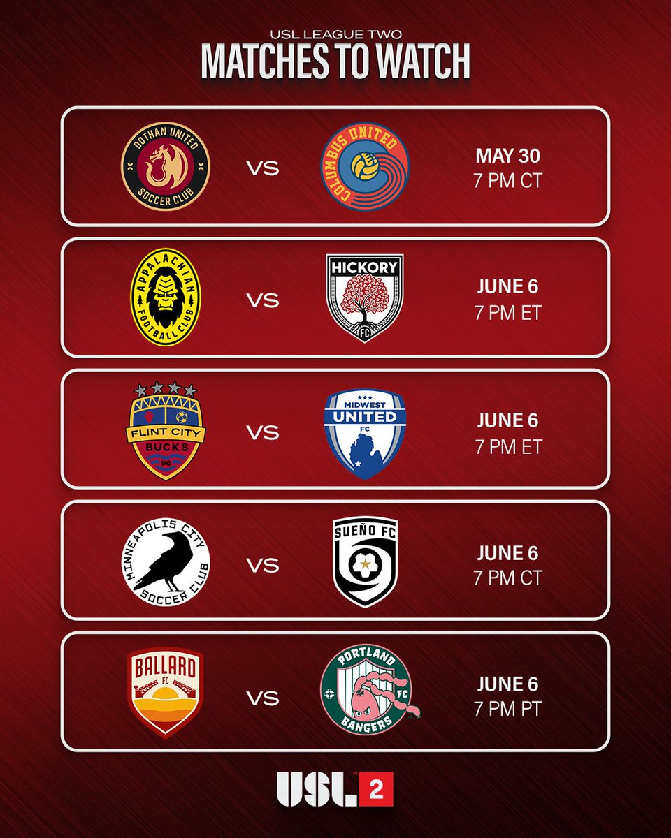 Who's got the popcorn? 🍿

Here is our first batch of Matches to Watch for the 2026 season!