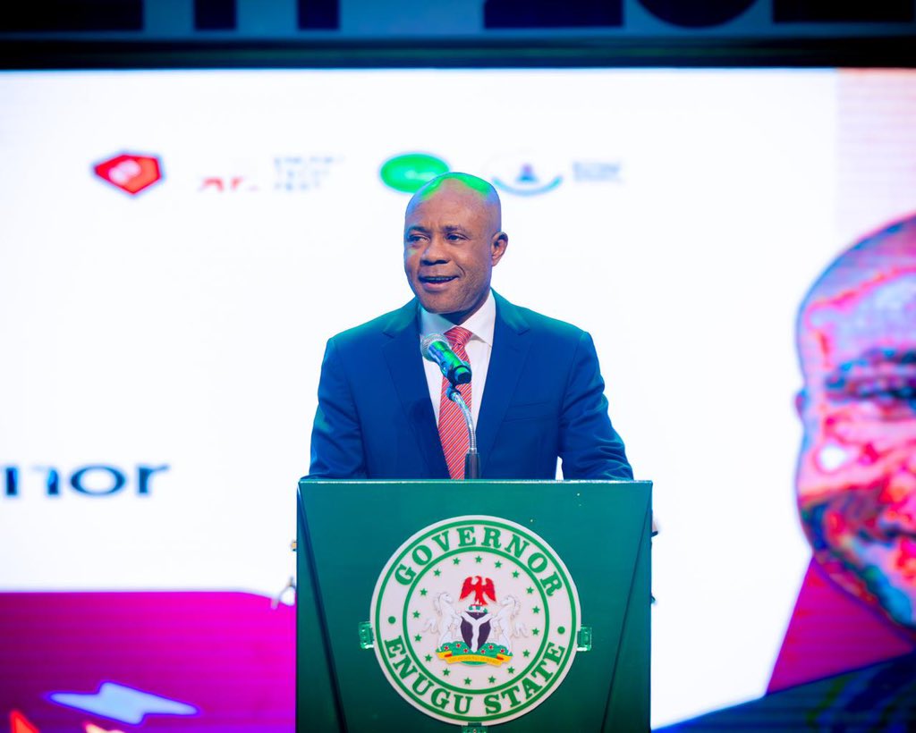 PNMbah's tweet photo. Today, we opened the second edition of the Enugu Tech Festival, a gathering that reflects a simple but powerful truth: the future belongs to those who prepare for it.

Technology and innovation are not accessories to development; they are the operating system of modern progress. Across the world, ideas, code, and creativity are redefining economies. Here in Enugu, we have made a deliberate decision — we will not be spectators in this revolution. We will be producers.

That is why we are building a new ecosystem where innovation can thrive: Smart Green Schools equipping our children with robotics, AI and applied engineering; digital governance platforms improving transparency and efficiency; GIS-driven land administration restoring credibility to our real estate sector; and expand digital infrastructure to power a knowledge economy.

I am deeply grateful to the distinguished dignitaries, industry leaders, partners, members of the diplomatic corps, and innovators who joined us and made this festival a huge success. Most especially, I thank the thousands of young people who turned out in large numbers, not just from Enugu, but from across different parts of Nigeria. Your energy, curiosity and ambition reaffirm our belief that the future we are building is already taking shape.
To our young people, this is your moment. Master artificial intelligence. Learn cybersecurity. Build solutions. The tools are here. The environment is here. The opportunity is here.

A century ago, Enugu was known for what it extracted. This generation will be known for what it designs.

The future is not coming. In Enugu, the future is already here.