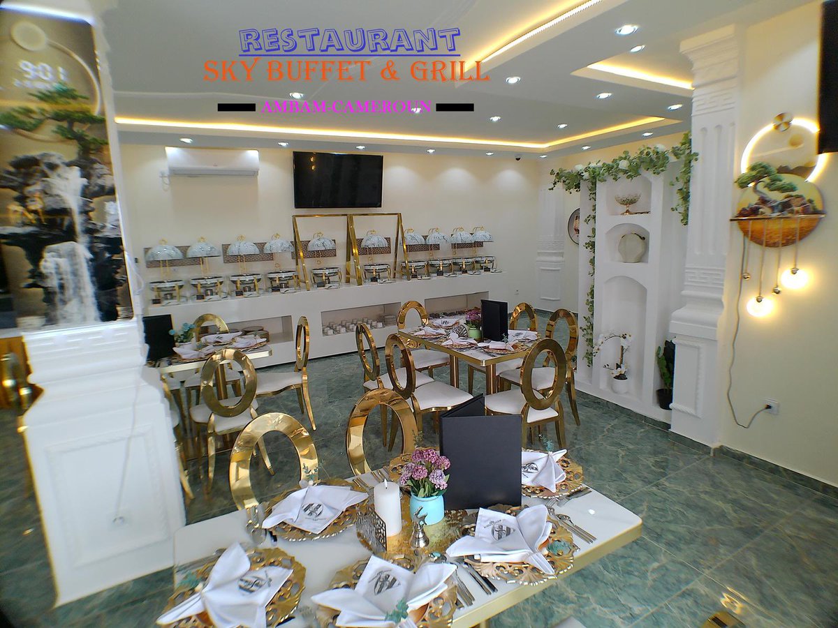 AHermenegilde's tweet photo. Restaurant SKY Buffet &amp; Grill
#RésidenceStFrançois
#LeMultiPlex
#Ambam-Ville https://t.co/Qlp1HEBX25
