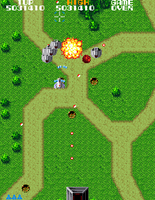 Xevious (Namco - 1982) is considered one of the most revolutionary and influential video games in the history of vertically scrolling shoot-em-ups. Designed by Masanobu Endō, the game introduced technical and gameplay innovations that defined the genre for years to come.
