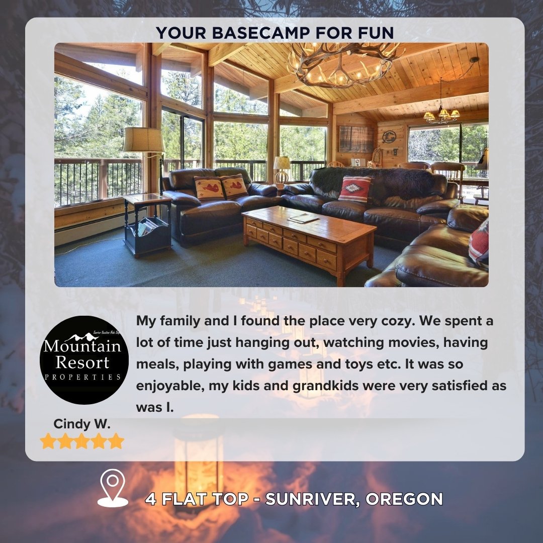 MtResortDotCom's tweet photo. Our guests consistently rate us 5 stars for clean, welcoming homes and responsive, friendly service. From cozy getaways to family adventures, we make every stay unforgettable.

👉Book your next Sunriver getaway today and experience the 5-star difference: https://t.co/vQ2y3jM3VM https://t.co/eN1zu8in90