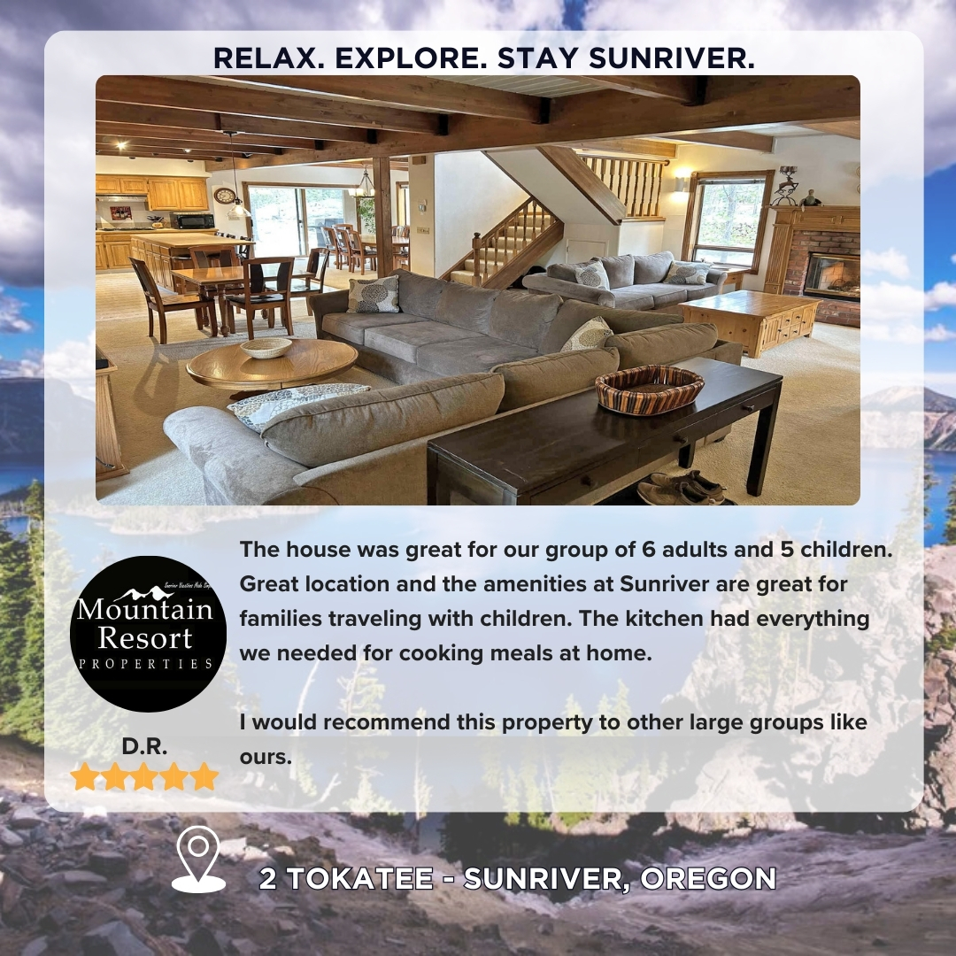 MtResortDotCom's tweet photo. Our guests consistently rate us 5 stars for clean, welcoming homes and responsive, friendly service. From cozy getaways to family adventures, we make every stay unforgettable.

👉Book your next Sunriver getaway today and experience the 5-star difference: https://t.co/vQ2y3jM3VM https://t.co/eN1zu8in90