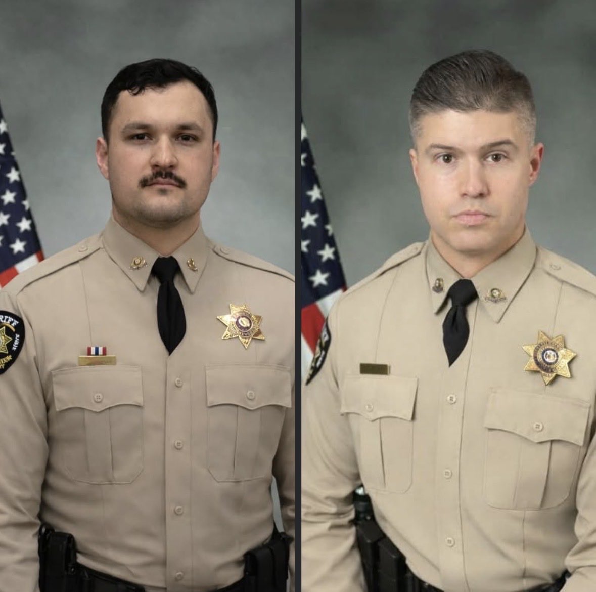 D_Kendrick633's tweet photo. Our community is hurting, but will never forget these men. They answered the call for our US Military as well as their local community. Rest easy. https://t.co/GgMCEBXKyk