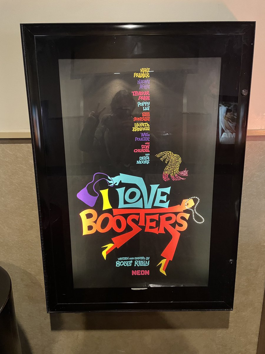 finally got an i love boosters poster at work! I got dibs on it