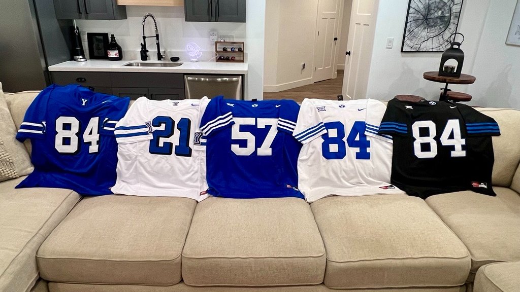 We get football this week! Let me know if you are interested in joining this month's football jersey order! Go Cougs!