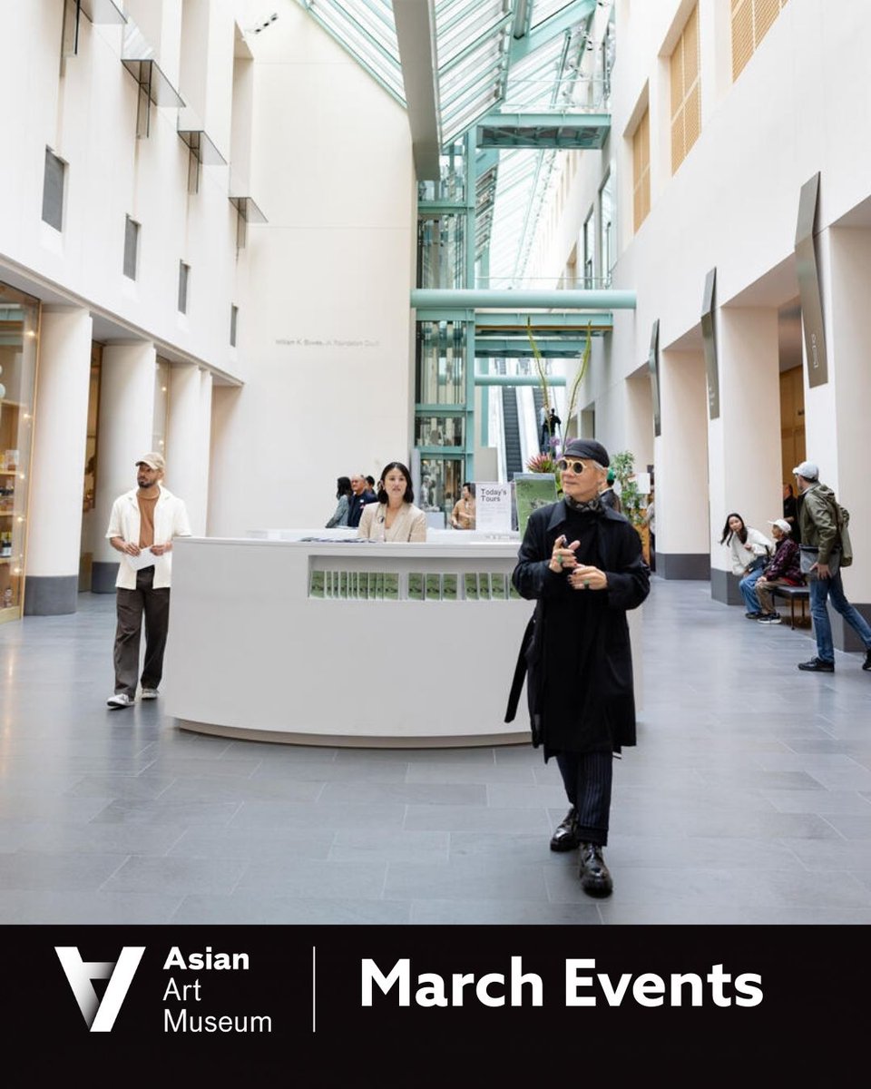 asianartmuseum's tweet photo. This March, join us at the Asian Art Museum for events celebrating culture, strength, and world-class artists kicking off with free admission Sunday, March 1!

More Info: 
https://t.co/7UfYFQVqbP https://t.co/xN8PSKGyAD