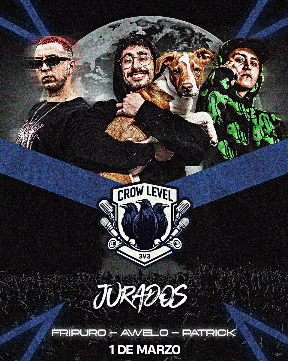 𝗝𝘂𝗿𝗮𝗱𝗼𝘀: 𝗙𝗿𝗶𝗽𝘂𝗿𝗼, 𝗔𝘄𝗲𝗹𝗼 𝘆 𝗣𝗲𝗿𝘂𝗮𝗻𝗼𝘁 ⚖️

Ellos son los jueces seleccionados para el mundial 3v3 de este año

Personas con experiencia en eventos importantes y de criterios variados

¿Estás de acuerdo con la selección?

#CrowLevel3v3