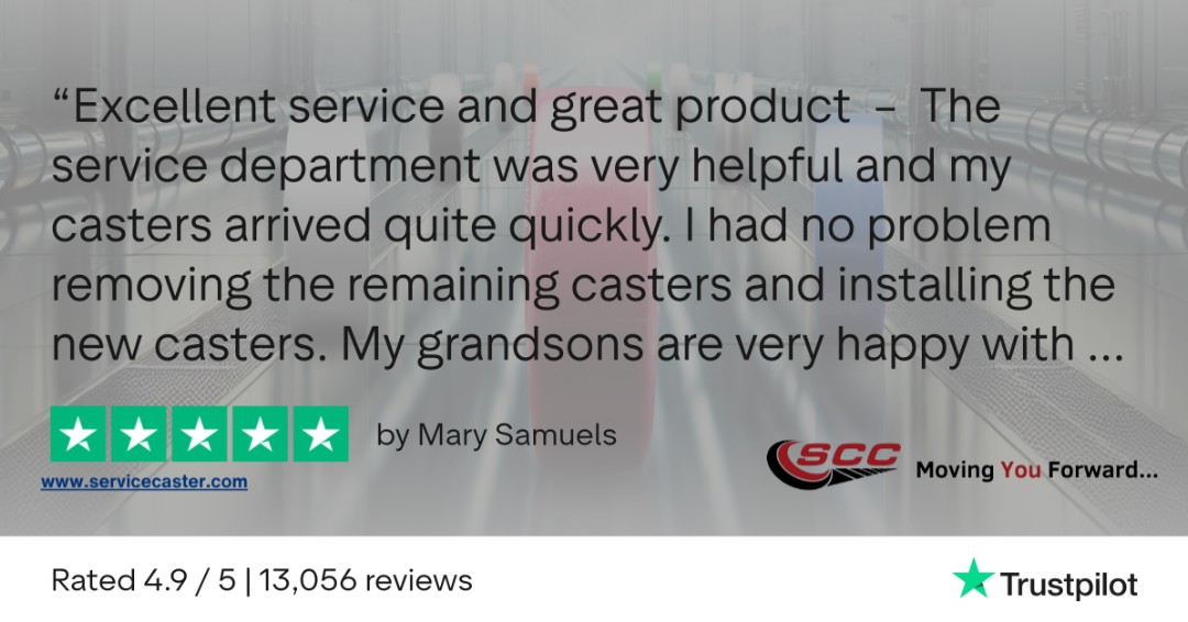 SERVICECASTER's tweet image. With a 4.9/5 rating and over 13,000 reviews, customers trust Service Caster for fast shipping, easy installs, and service that goes the extra mile. We’re proud to keep you moving forward. #ServiceCaster #CustomerReview #TrustedQuality #5StarService #MovingYouForward