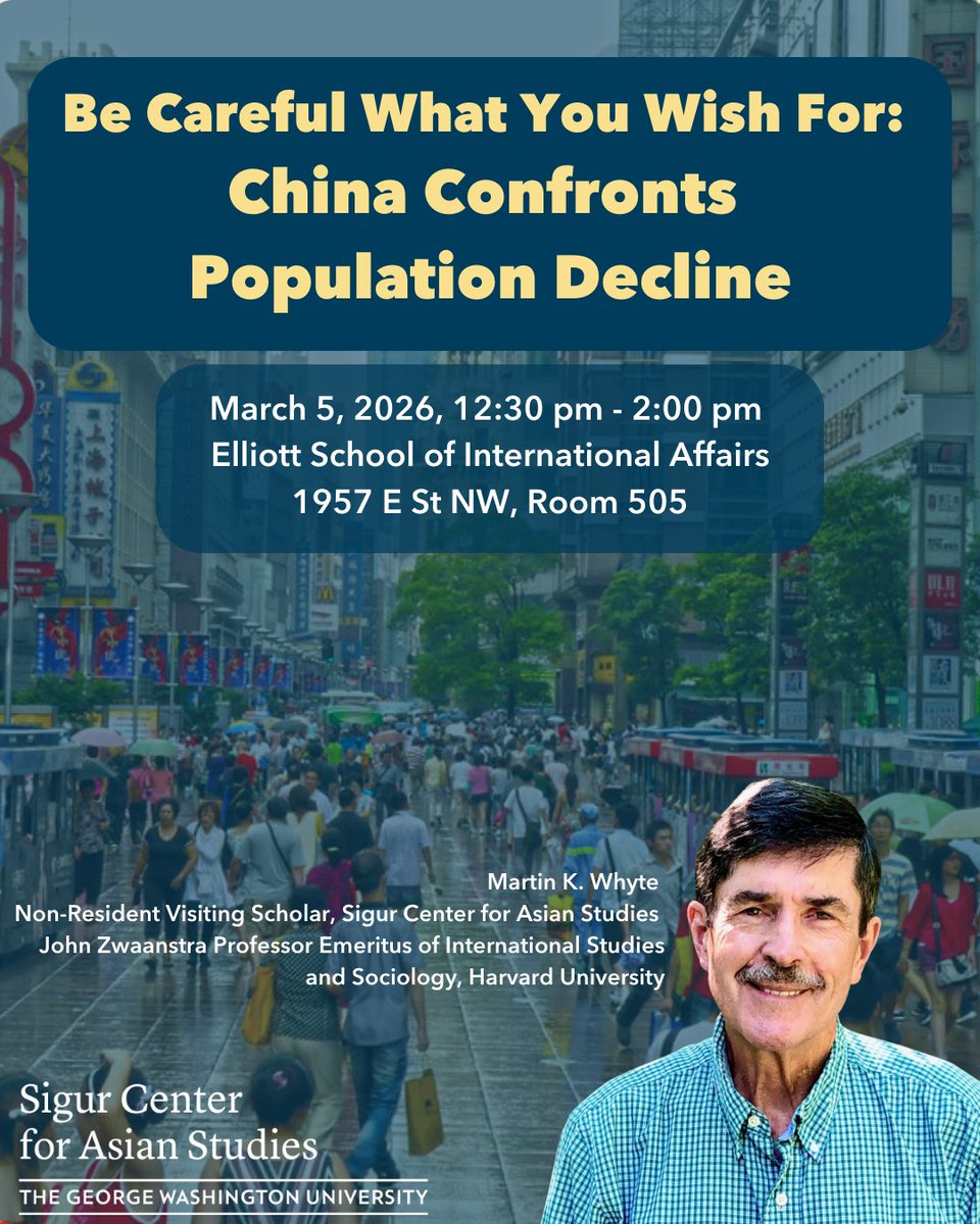 GW Sigur Center for Asian Studies tweet media