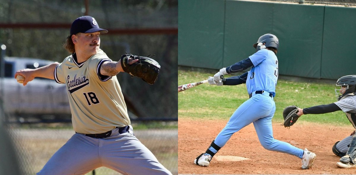 Caden Shryock and Drew Elmore are once again the player and pitcher of the week in the Central Southwest Conference (NCCAA). 💪

nstbaseball.com/2026/02/24/cad…