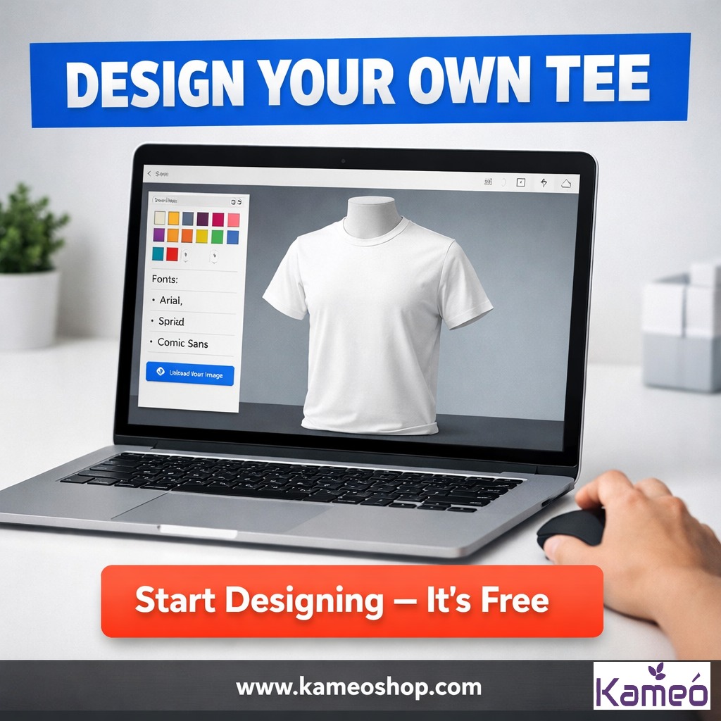 purplegalley's tweet image. Swipe through 5 ways to design your perfect custom tee 👕✨ From quick designs to lifestyle inspiration — find your style at kameoshop.com.
Which one speaks to you? 🎨 CustomTees #DesignYourOwn #PrintOnDemand #TshirtDesign #onlinedesigntool #purplegalley