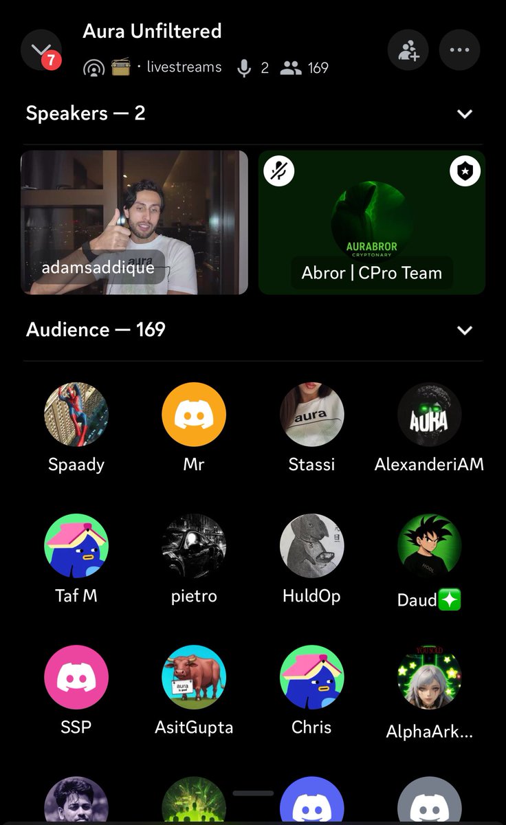 <a href="/cryptonary/">Cryptonary</a> Team hosted an $AURA livestream talking about how it will run to billions when the right market environment arrives. <a href="/auracoinsolana/">aura</a> will outperform when the market turns risk on.

Buy. Build. Respect each other.

DCA. HOLD. This opportunity here will retire you.

-