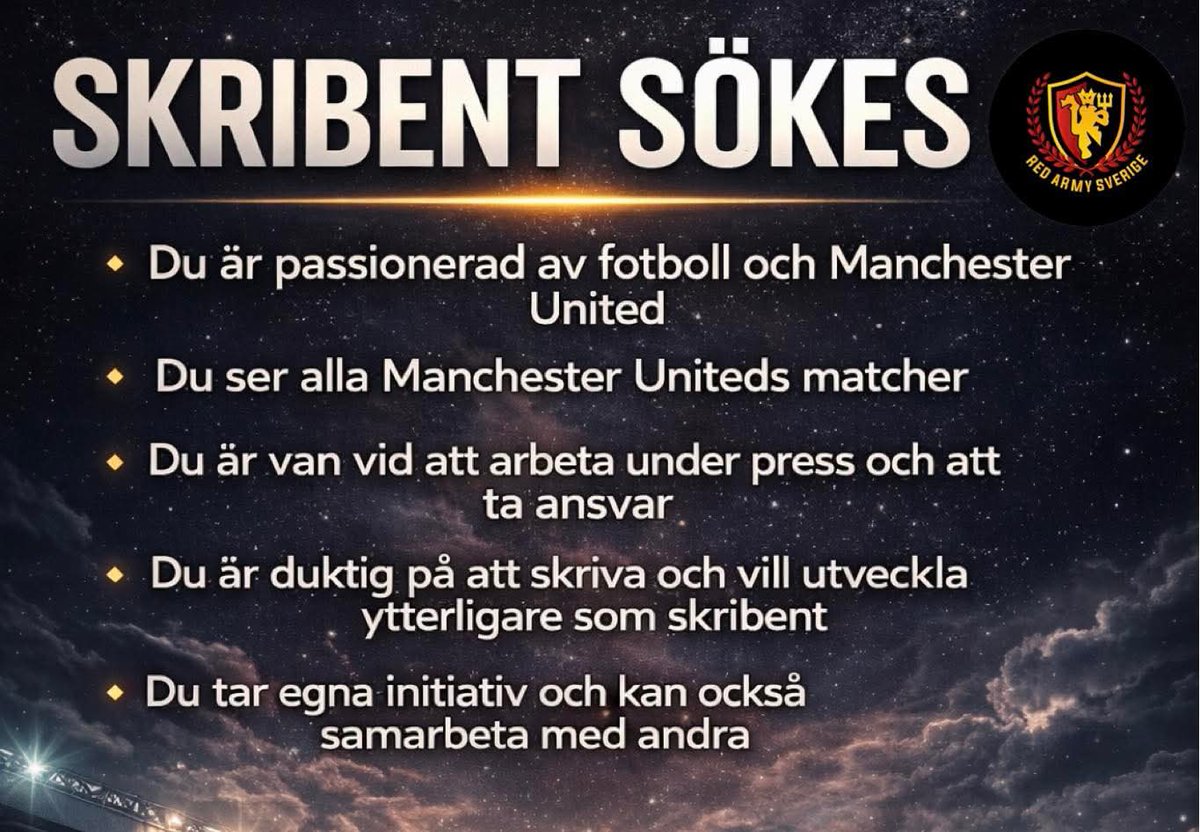 Vi söker nya skribenter! Något för dig? Mejla till: redarmysverige@hotmail.com