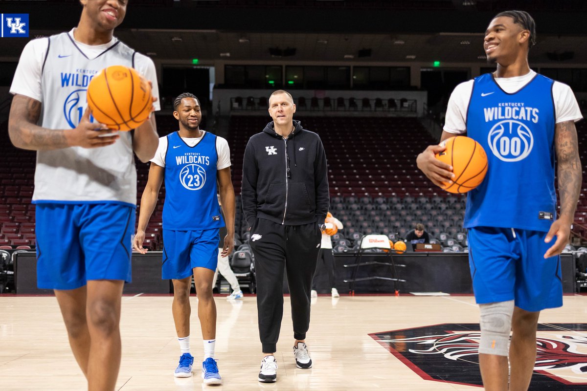 KentuckyMBB's tweet photo. Game Day prep ✅ https://t.co/Mf82ZI0zPS