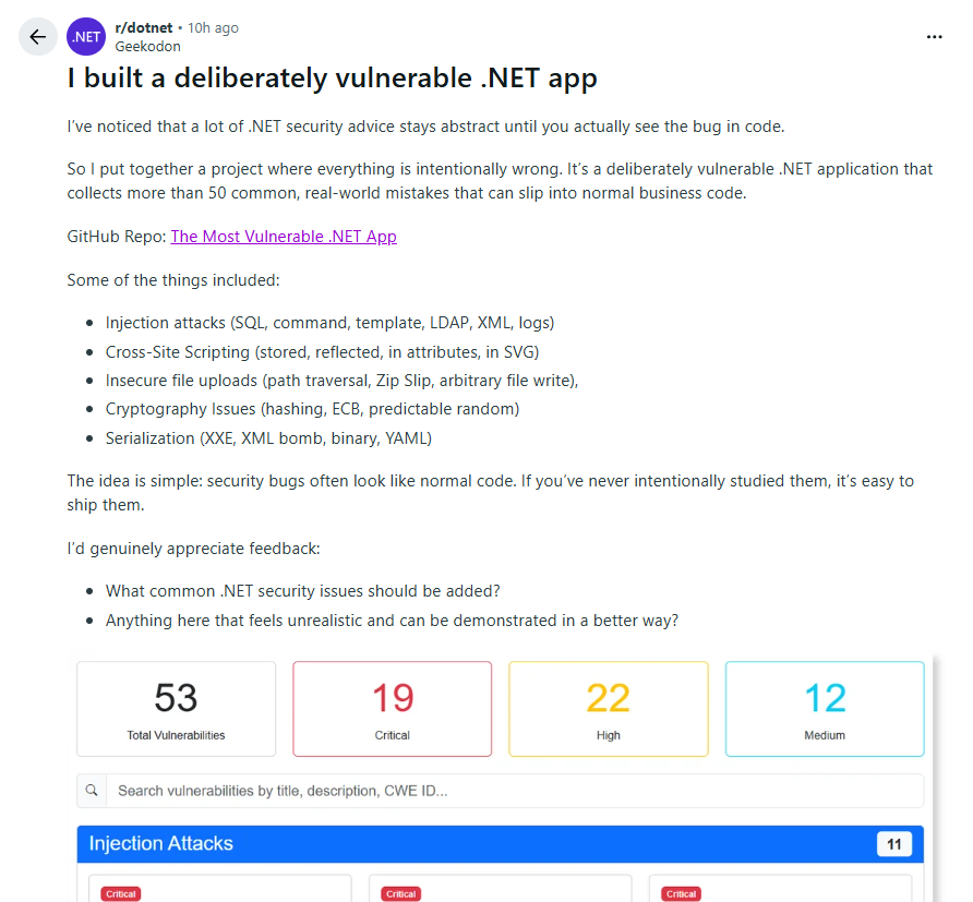 Dave Callan | dotnet tweet media