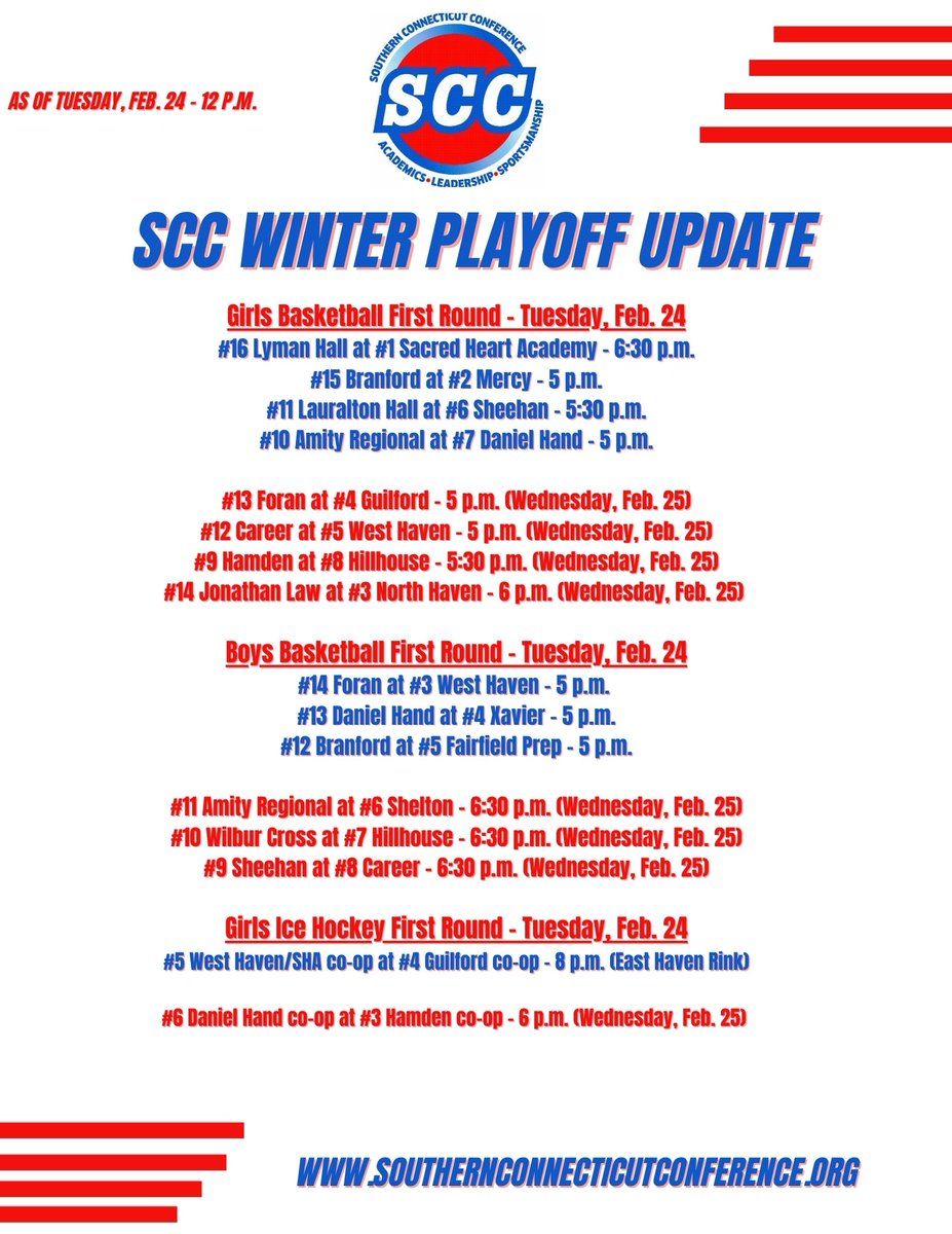 SCCcommissioner's tweet photo. Tuesday, Feb. 24 in the SCC - Today's Schedule #ctgb #ctbb #ctghk #chasingbanners #snowremoval

https://t.co/NwCHxLvnsS https://t.co/aCz2jvqBv5
