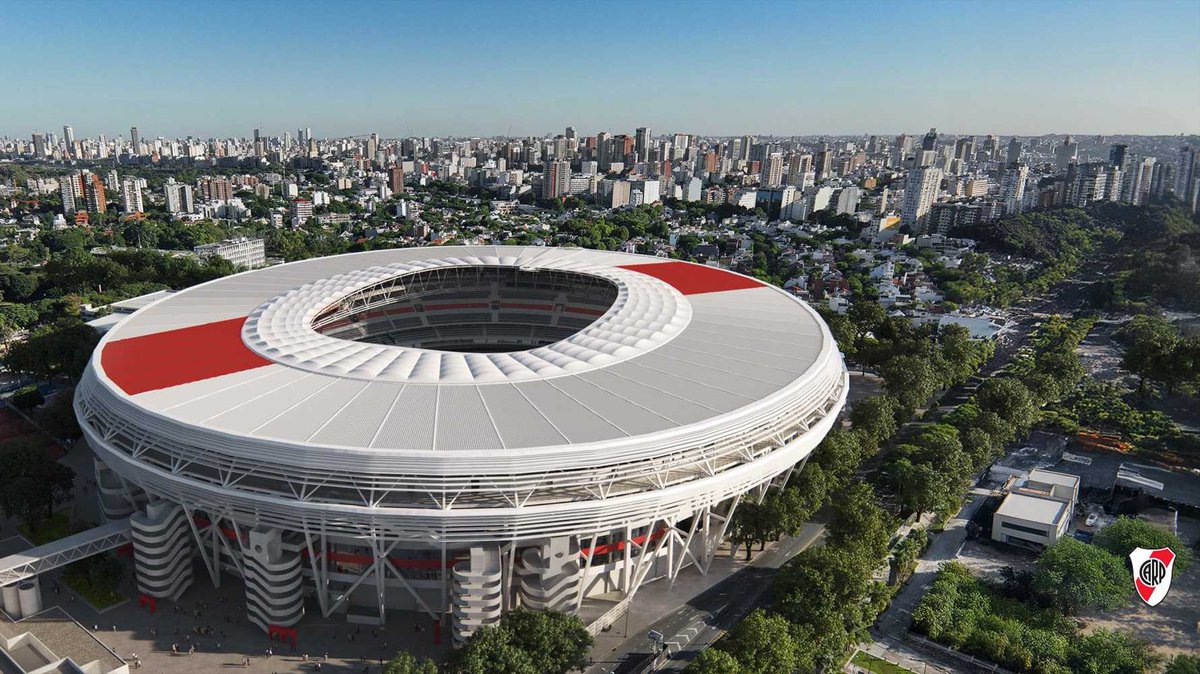 estadiosdb's tweet photo. 🏟️¿Será el nuevo Monumental el mejor del mundo?

📽️En nuestro nuevo video analizamos el plan para ampliar el Monumental hasta 101.000 localidades. 

👀El proyecto podría convertir la casa de River Plate en uno de los más grandes y modernos del mundo.

🔗https://t.co/5s1TBMYil9 https://t.co/XhUhBET0l9