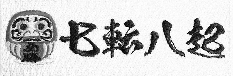 "七転び八起き" 

"Yedi kez düş, sekiz kez kalk."