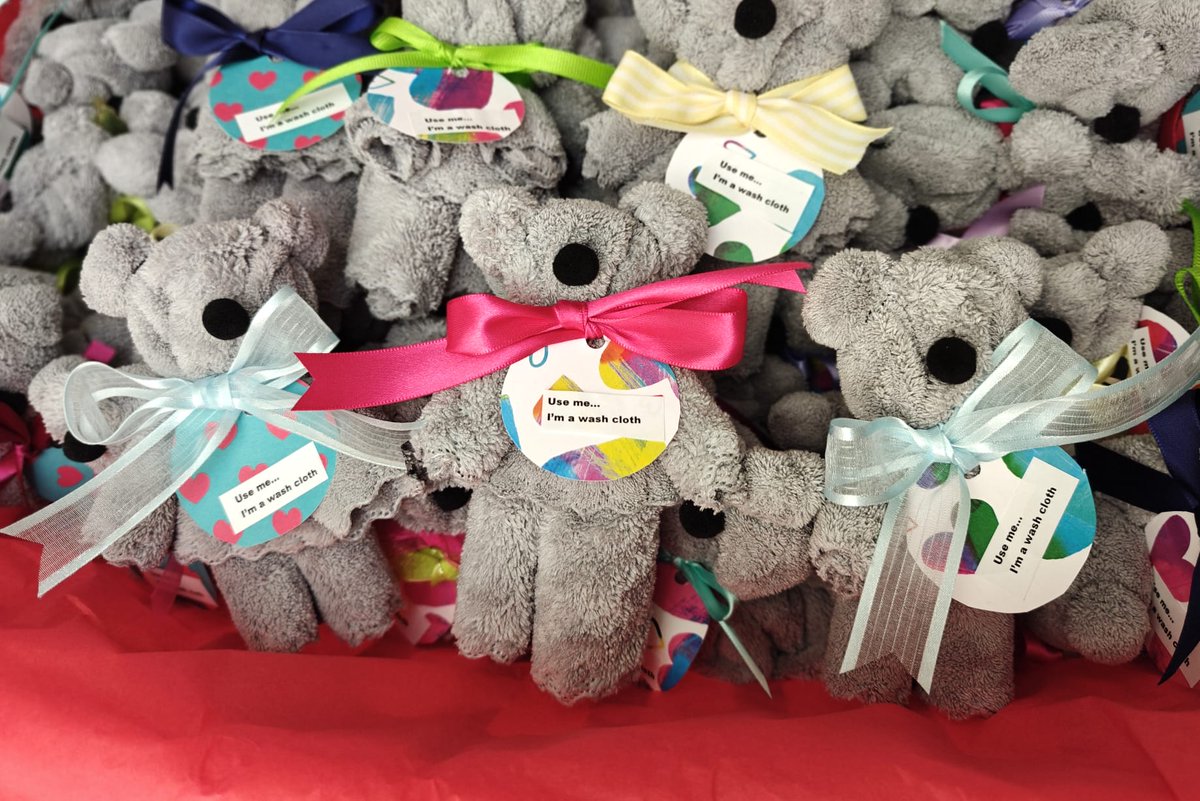 The Village IV Care Collective in Scottsdale hosted a donation drive for high-need shelter items and we are so appreciative!
They even made handmade “Care Bears” (that turn into washcloths!) with kind notes attached for survivors in our domestic violence shelters.