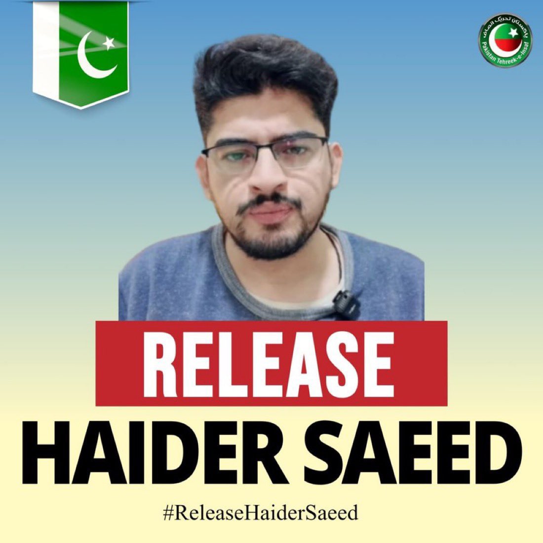#ReleasehaiderSaeed