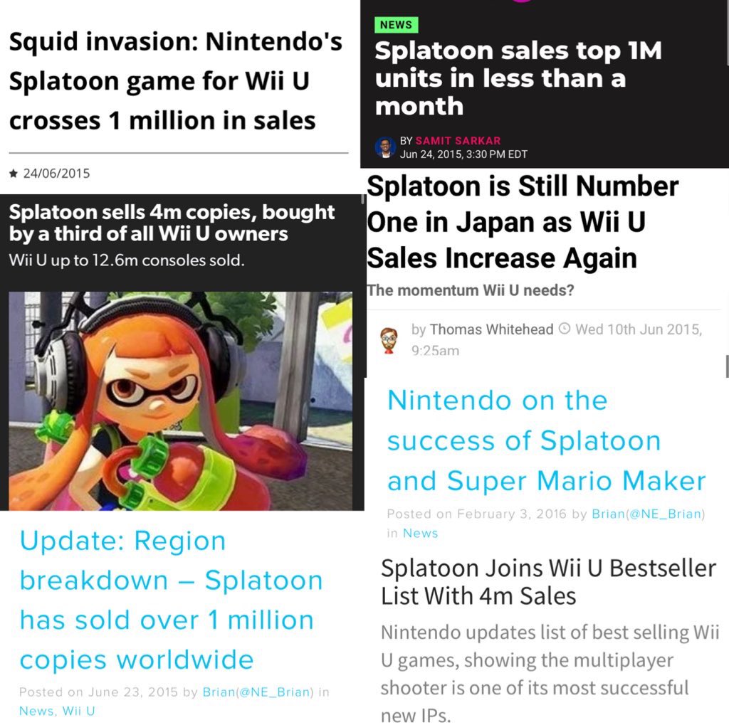Personally the only thing I ever associate with the “ Wii U era ” is Splatoon so I, unfortunately, have to admit I unironically have a soft spot in my heart for it 

It changed everything for me, and you just had to be there 😭