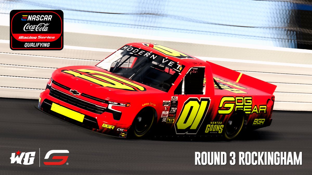 Round 3 tonight of the <a href="/ENASCARGG/">NASCAR Gaming and Esports</a> <a href="/CocaCola/">Coca-Cola</a> <a href="/iRacing/">iRacing</a> qualifying series! Excited to see what we can do! Looking for another top 10 finish tonight. 

Graphic: <a href="/Nolatus/">Nolatus</a>