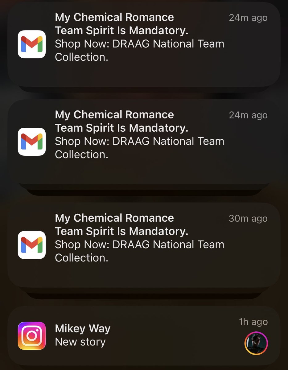 yall think mcr dropped merch?