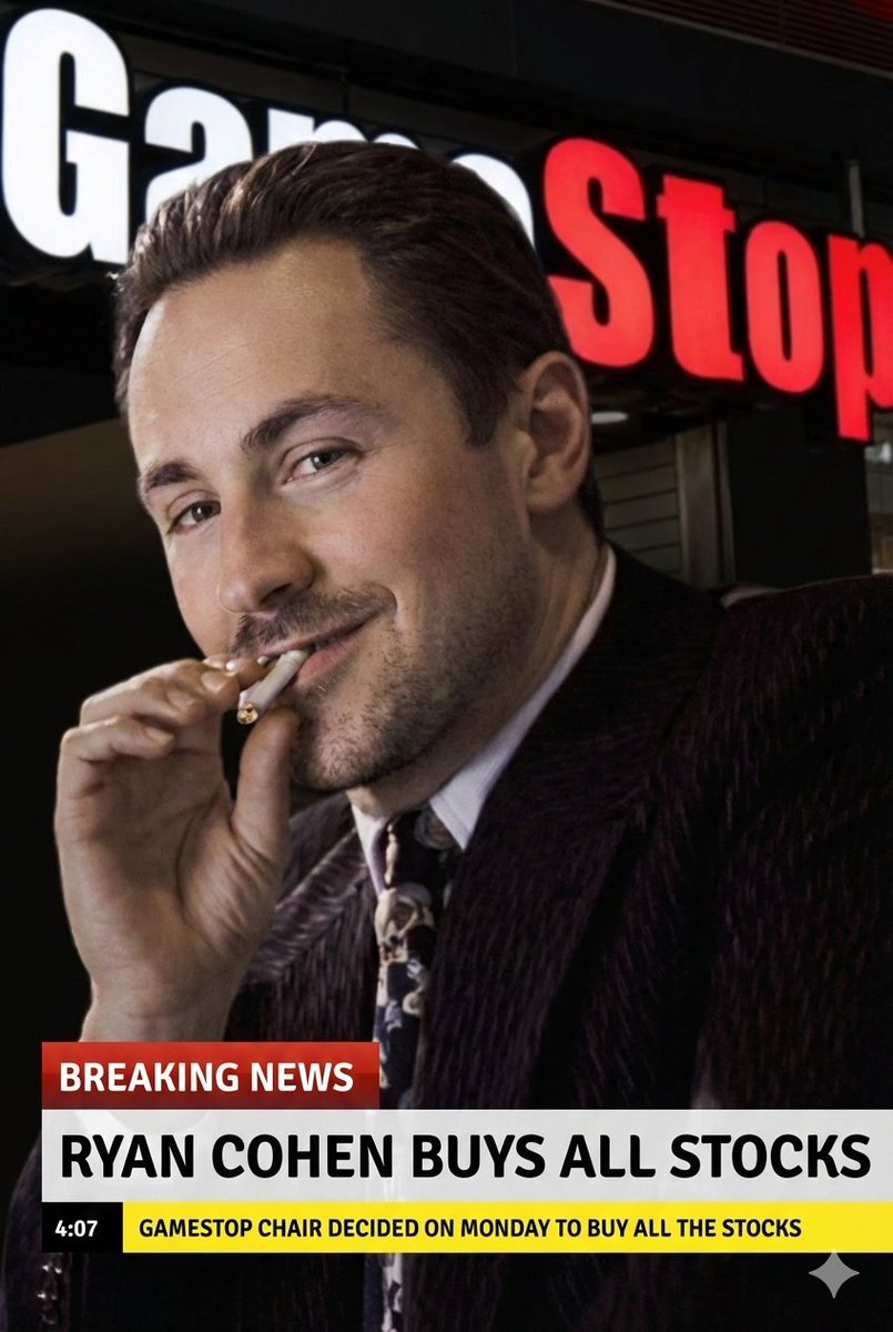 $GME  game over
#LFG

​"The time for polite governance is OVER"
​   - <a href="/ryancohen/">Ryan Cohen</a>

🇨🇦 ΔΡΞ🦍