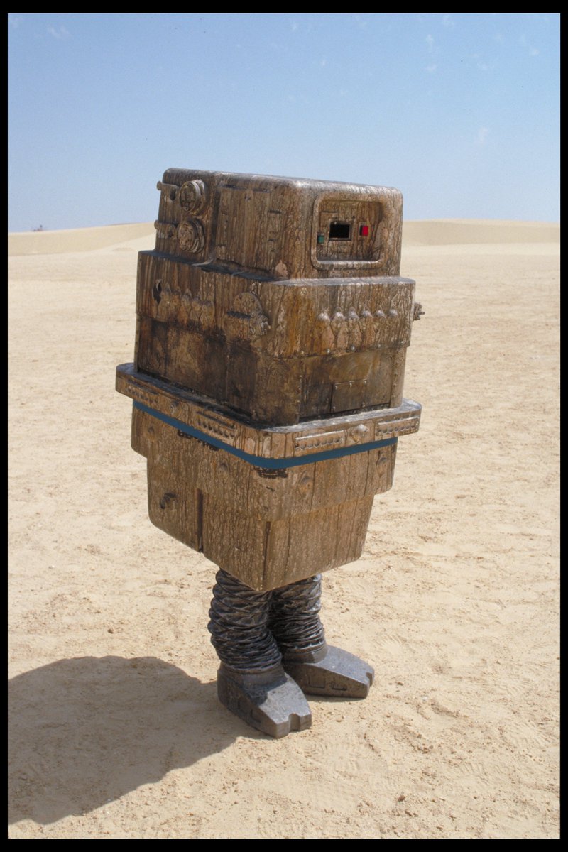 Gonk. Happy Tuesday, here’s a gonk. 

Gonk droid behind the scenes on the set of The Phantom Menace.
