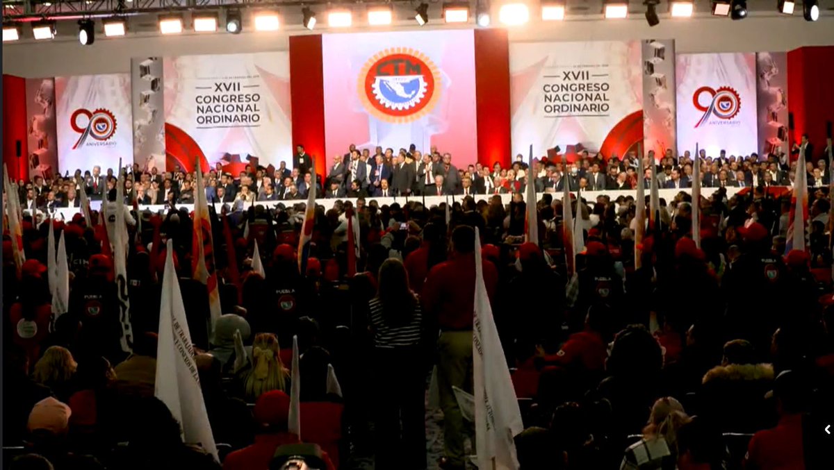 ¡Presencia de FSTSE en el 90 Aniversario de la CTM! 🇲🇽  

El Presidente de la FSTSE, Marco Antonio García Ayala, asistió esta mañana al evento conmemorativo por los 90 años de historia, lucha y dignidad obrera de la Confederación de Trabajadores de México.  

Junto a dirigentes
