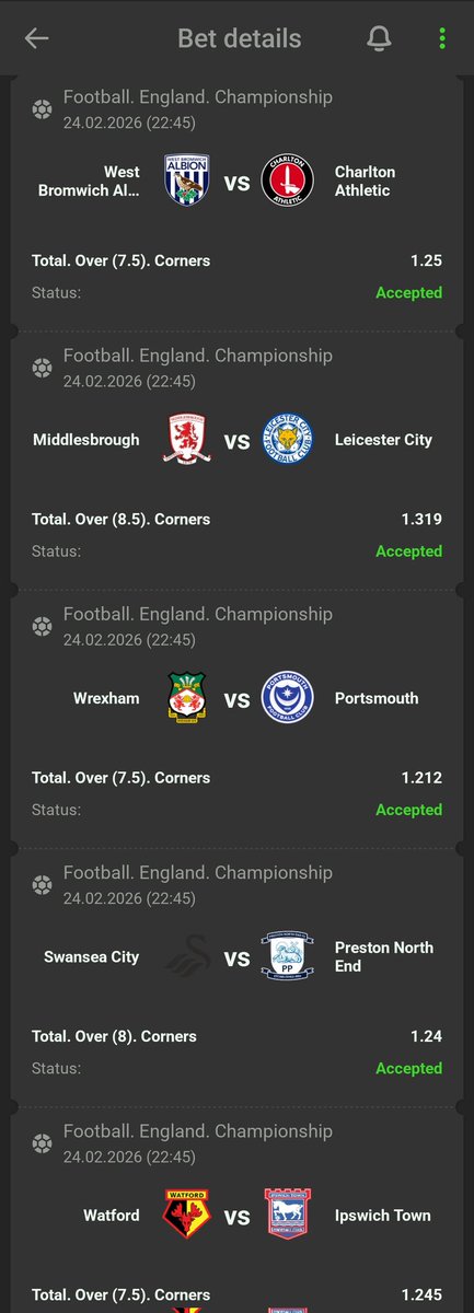 Corners🐐✅🫰🏿.

- K736P

Don't have an account with Fansport?

Access👉🏿 cutt.ly/peRR5nAZ
Use promocode👉🏿 CHAMP