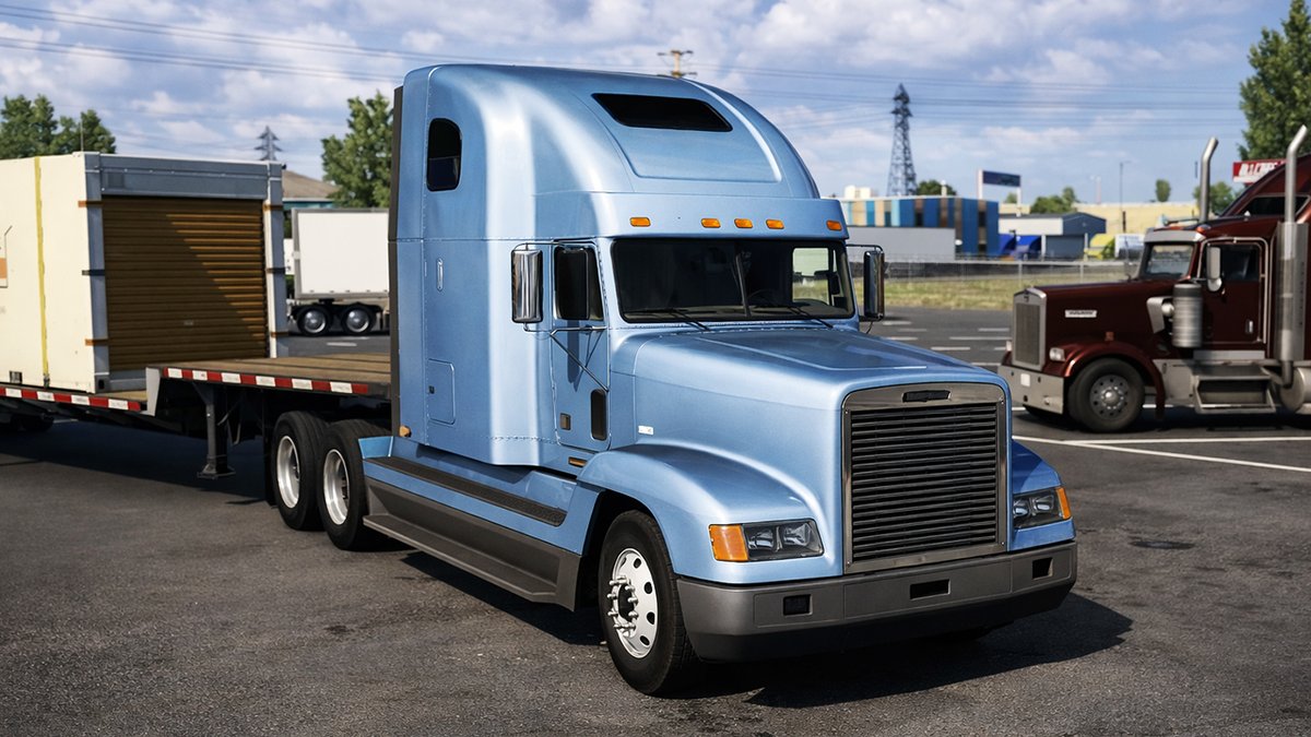 bestATSmods's tweet photo. Freightliner Classic XL Truck v10.2 | ATS Mods
https://t.co/nAFGgKGooD

The Freightliner Classic XL v10.2 delivers a major overhaul with rebuilt raised roof cabins, a new 64 inch Raised Roof Sleeper Box.

#ATS #atsmods #atsmod #AmericanTruckSimulator #americantrucksimulatormods https://t.co/9yi2014btz