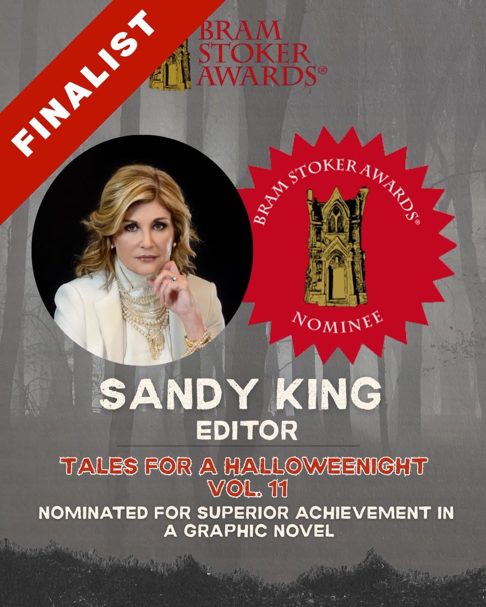 “John Carpenter’s Tales for a Halloween Night, Vol. 11” received a 2025 Bram Stoker Awards Superior Achievement in a Fiction Collection nomination! 

So proud to be part of this. Congrats to Sandy King &amp; all of my fellow contributors!  <a href="/stormkingcomics/">Storm King Comics</a> <a href="/indiecomicszone/">Indie Comics Zone</a> #Horror