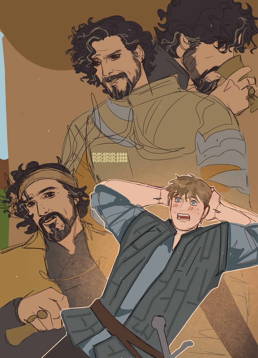 A knight of the Seven situationships or something 

(There were supposed to be three other characters) 🤷‍♀️ I kinda got lazy with the coloring