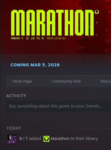 bitpixpr's tweet photo. @MarathonTheGame WE ARE READY #marathonthegame #preorder #serverslam #steam https://t.co/EeP9TPyZYS